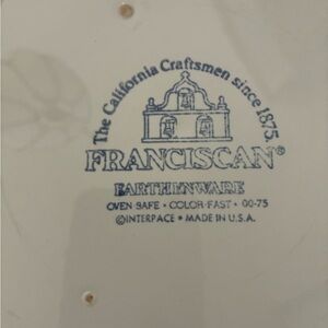 Franciscan Earthenware vintage set - rare Bluebell pattern